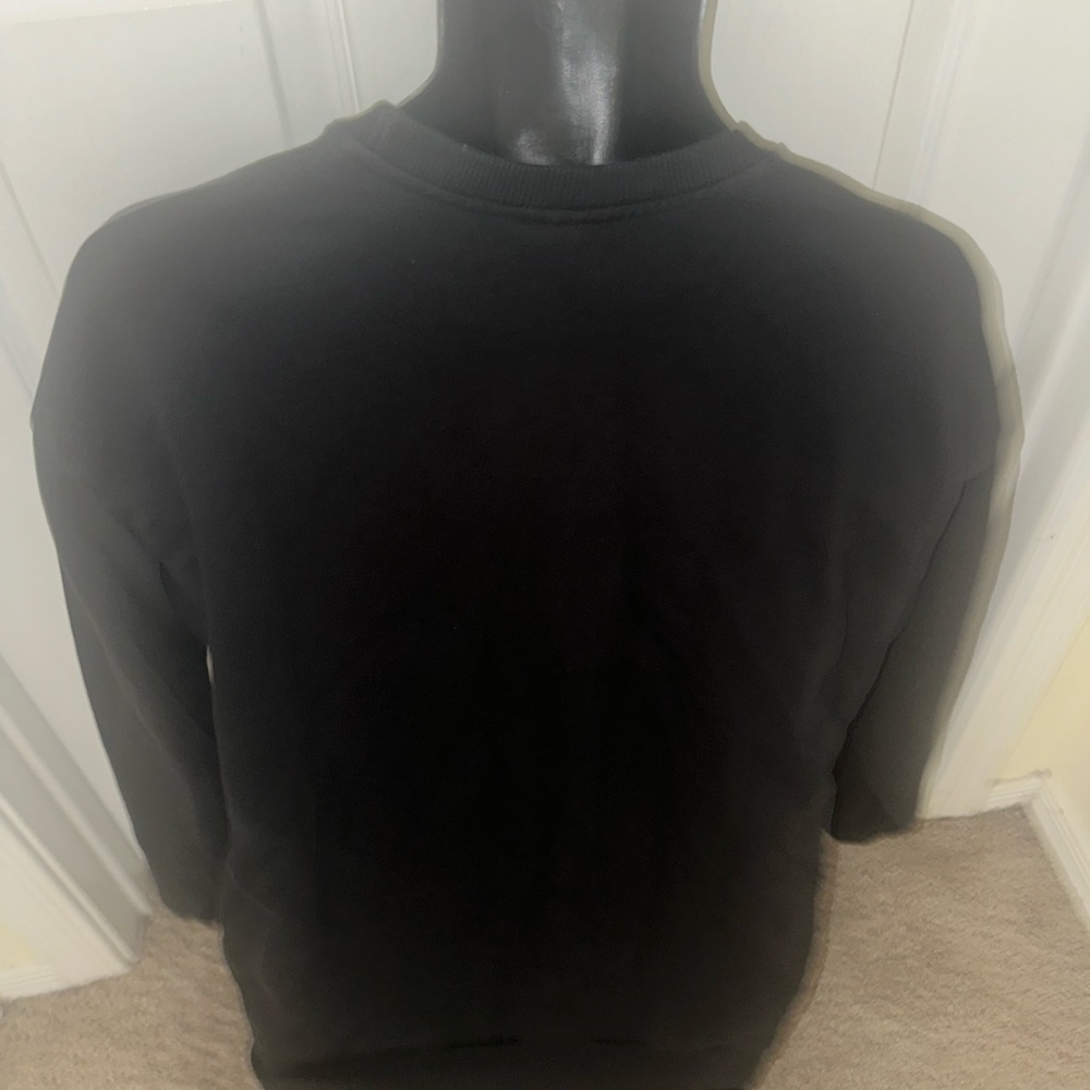 Men’s used Size S Small black adidas crewneck sweater pullover - Picture 4 of 4
